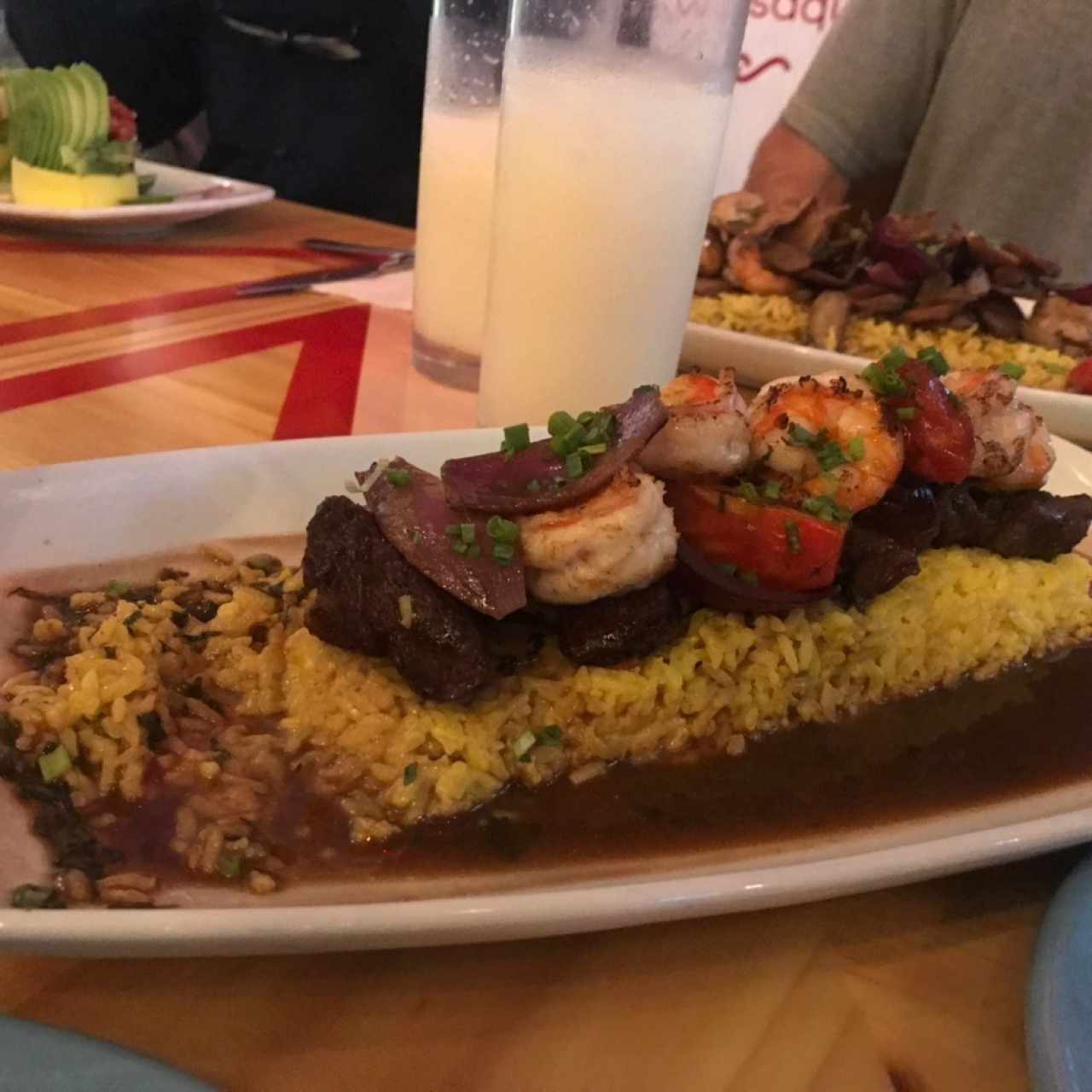 arroz y lomito