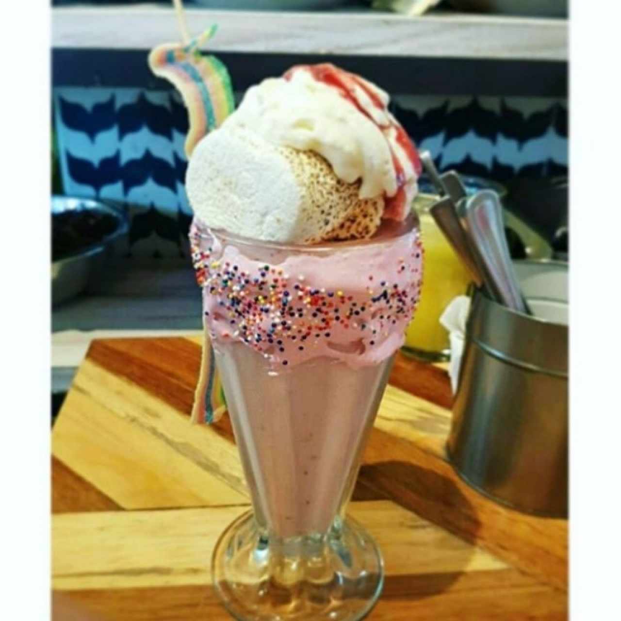 Milkshake fresita