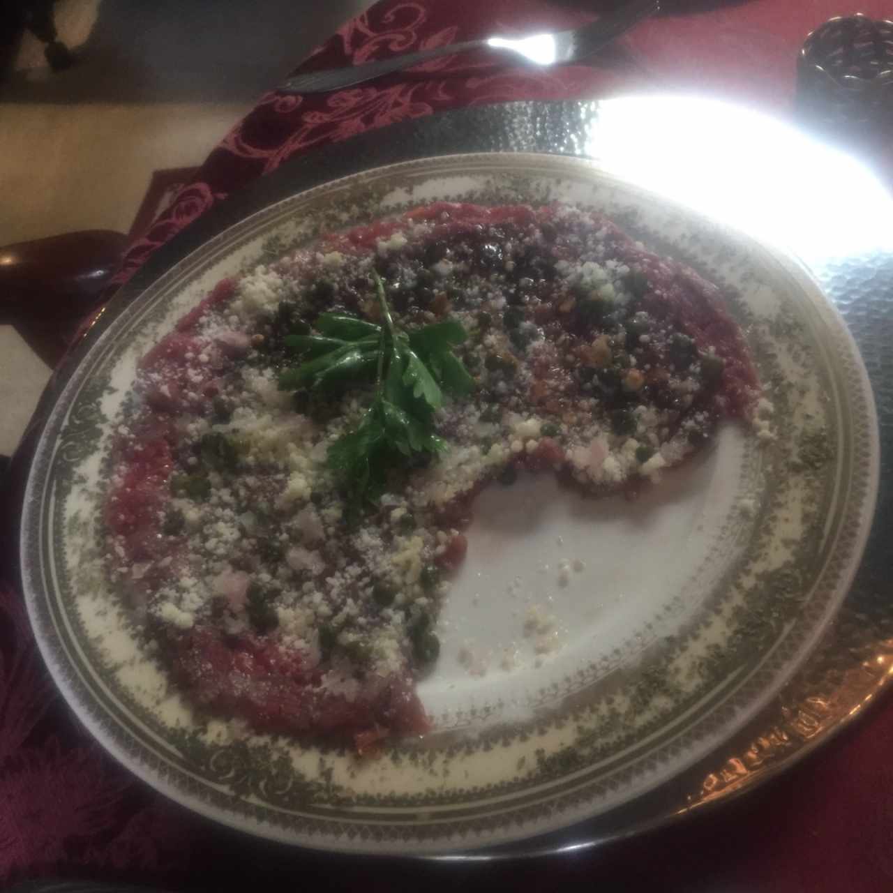 Entradas - Carpaccio de Lomito