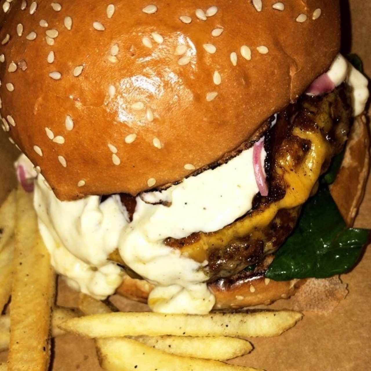Burger Gula con Queso Gorgonzola