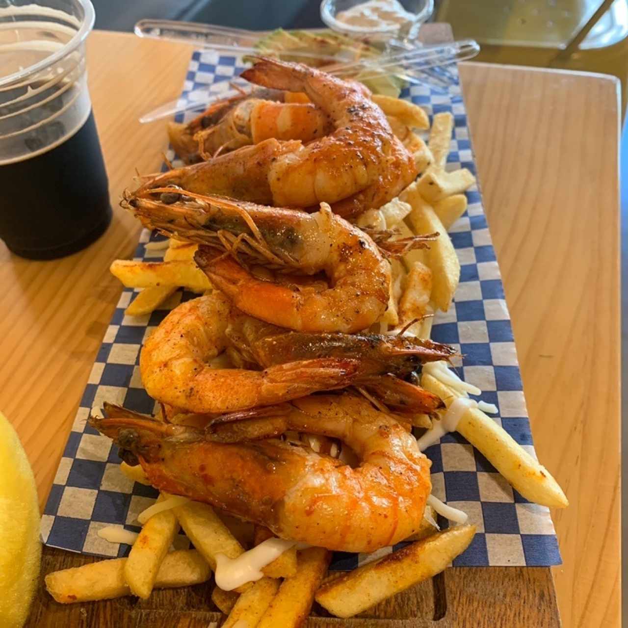 Shrimp & Papas