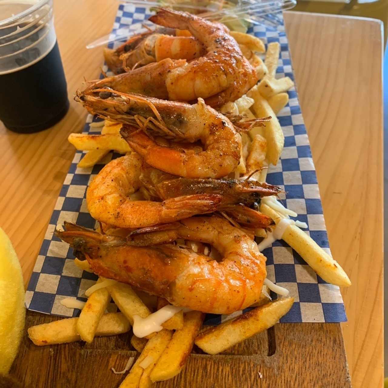 Shrimp & Papas