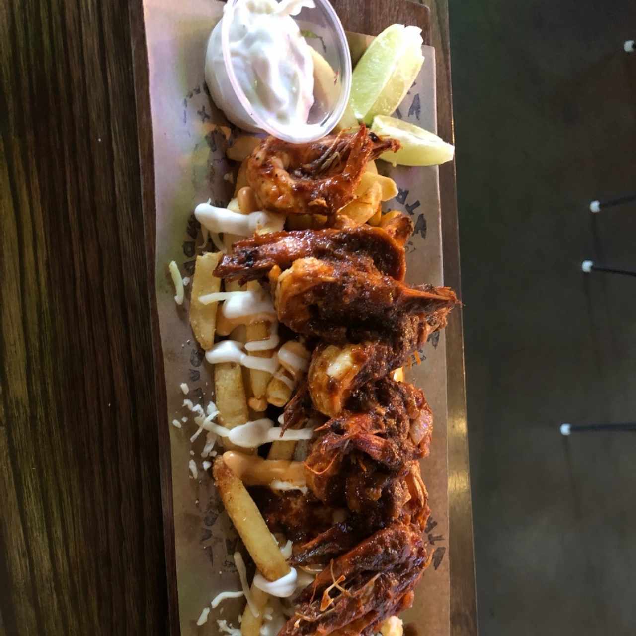 Shrimp & Papas