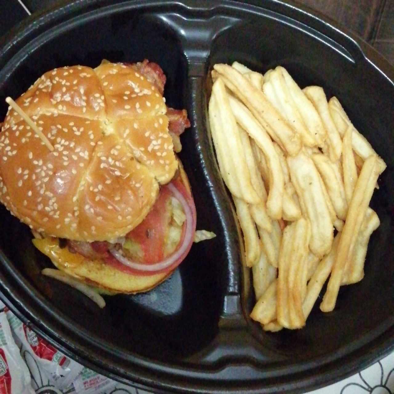 bourbon bacon burger