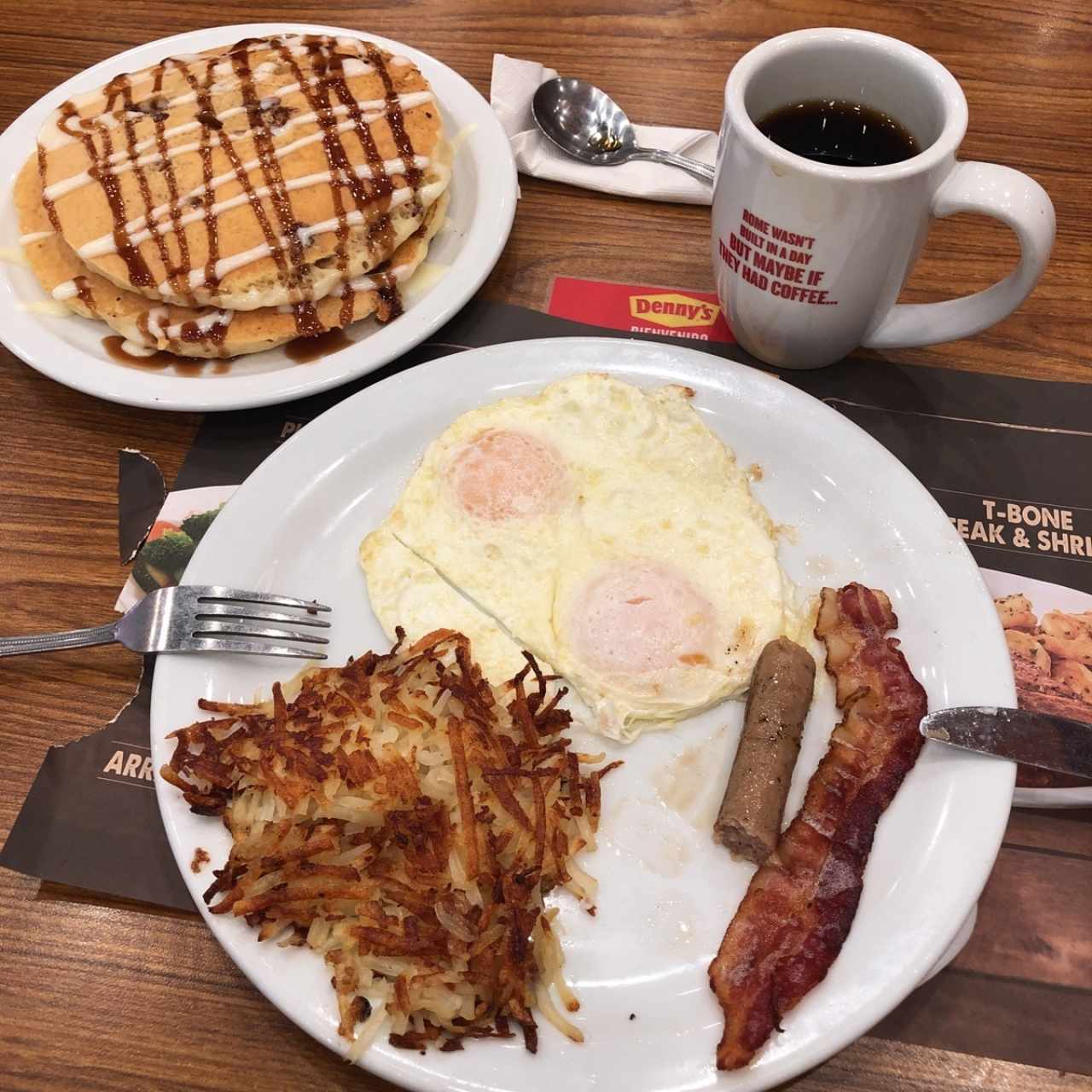 Sticky Bun Pancake Breakfast