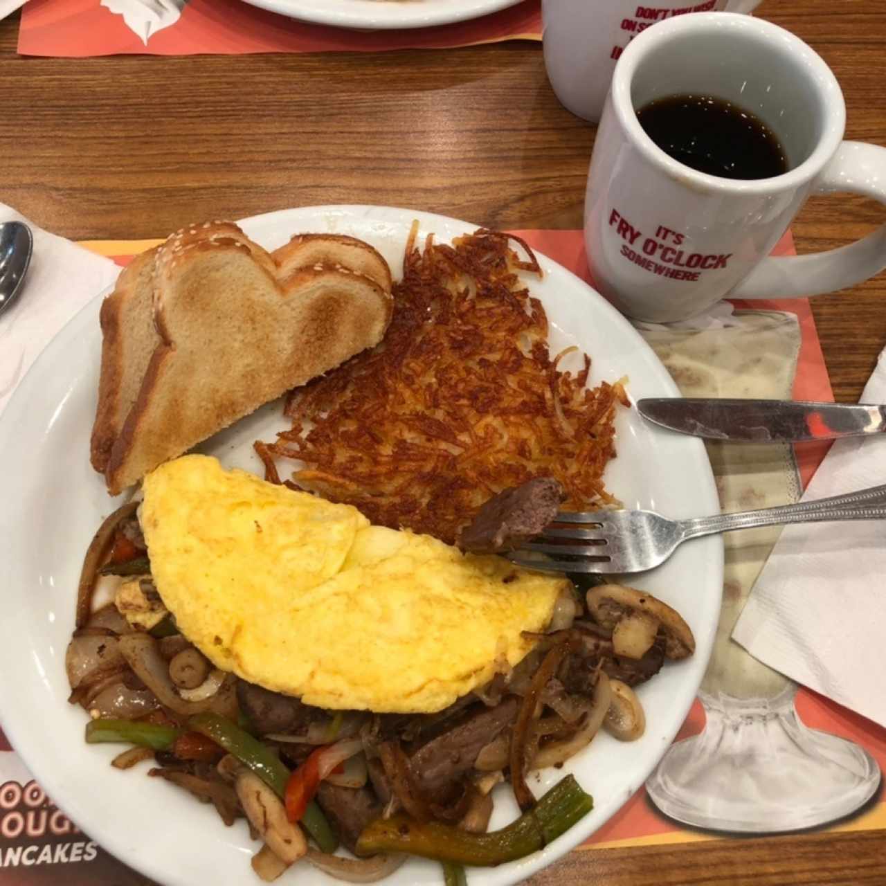 Philly Cheesesteak Omelette