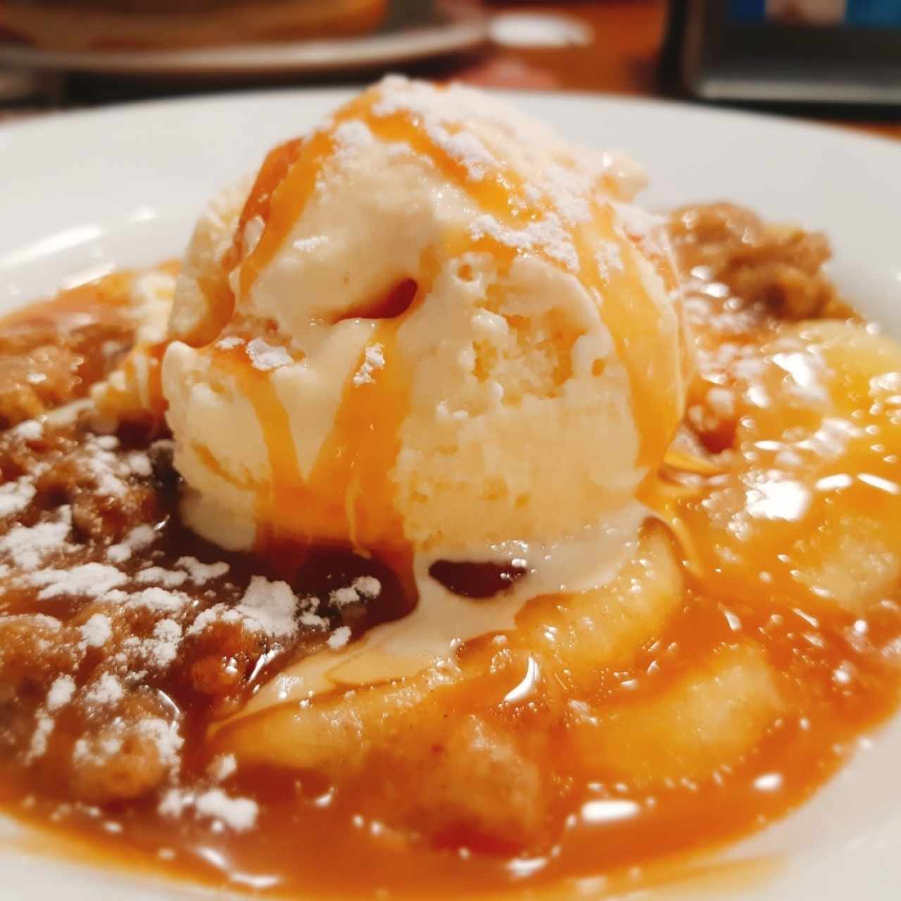 POSTRES - Caramel Apple Crisp