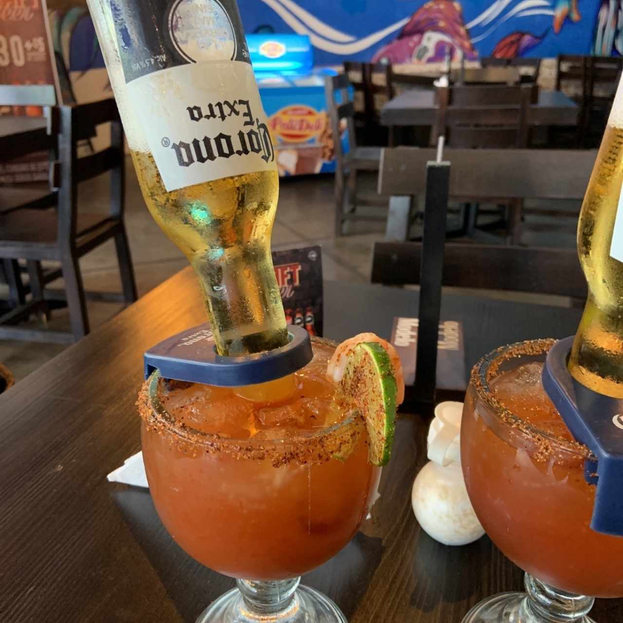 Michelada picosa!! buenisima 