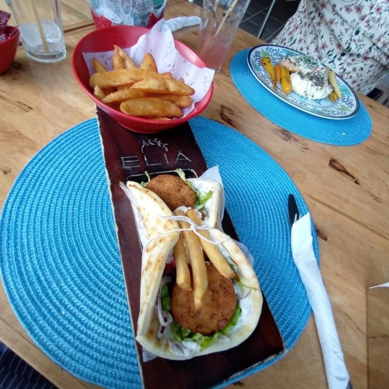 gyro de falafel