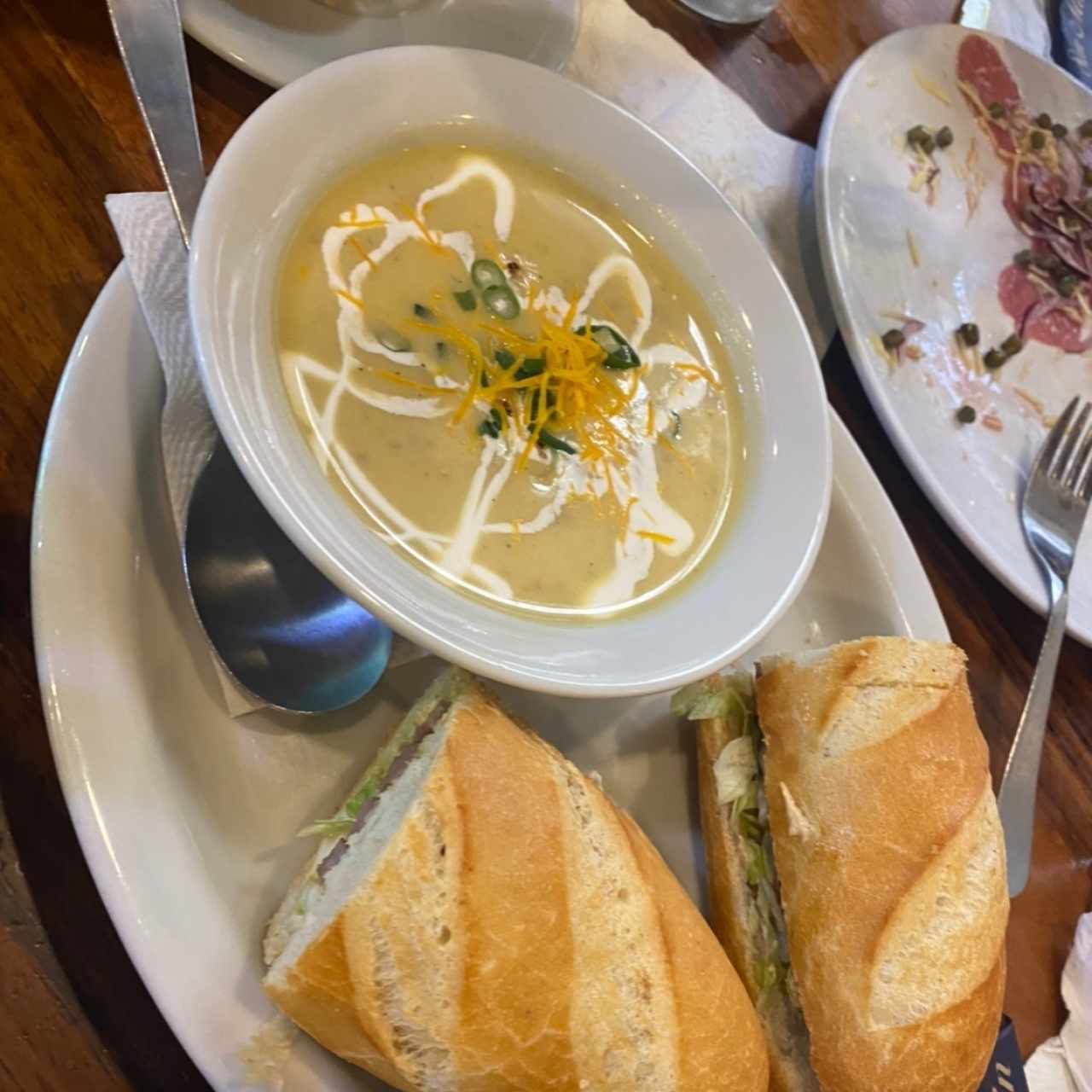 sopa de papa