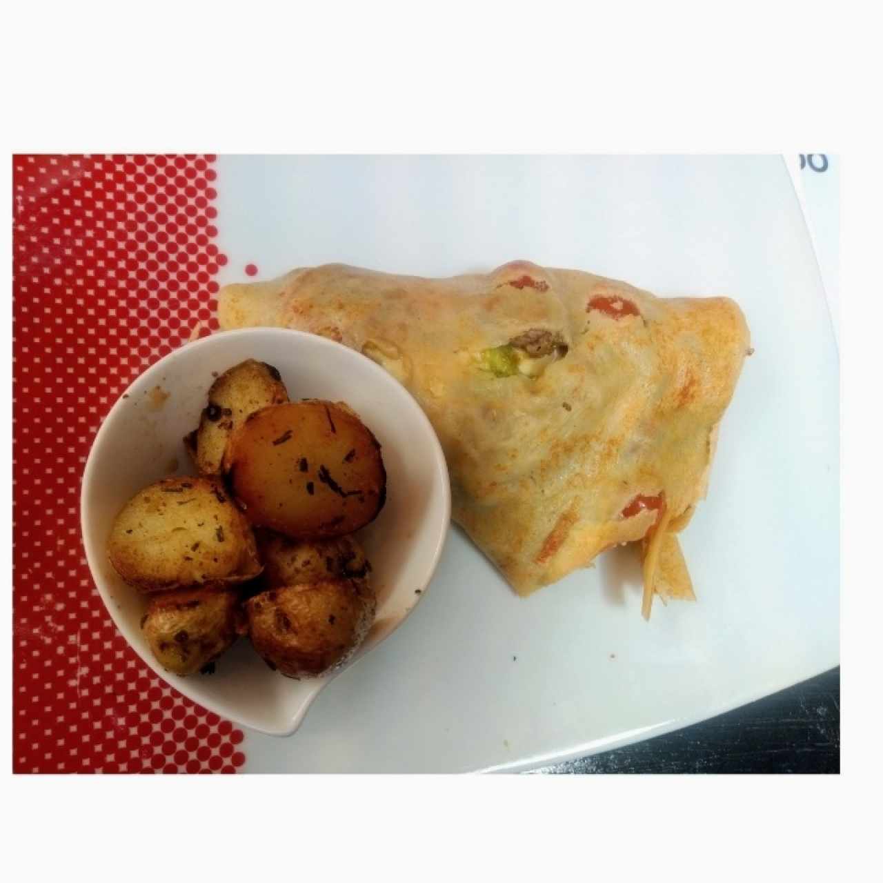 Crepe de Lomito - papas