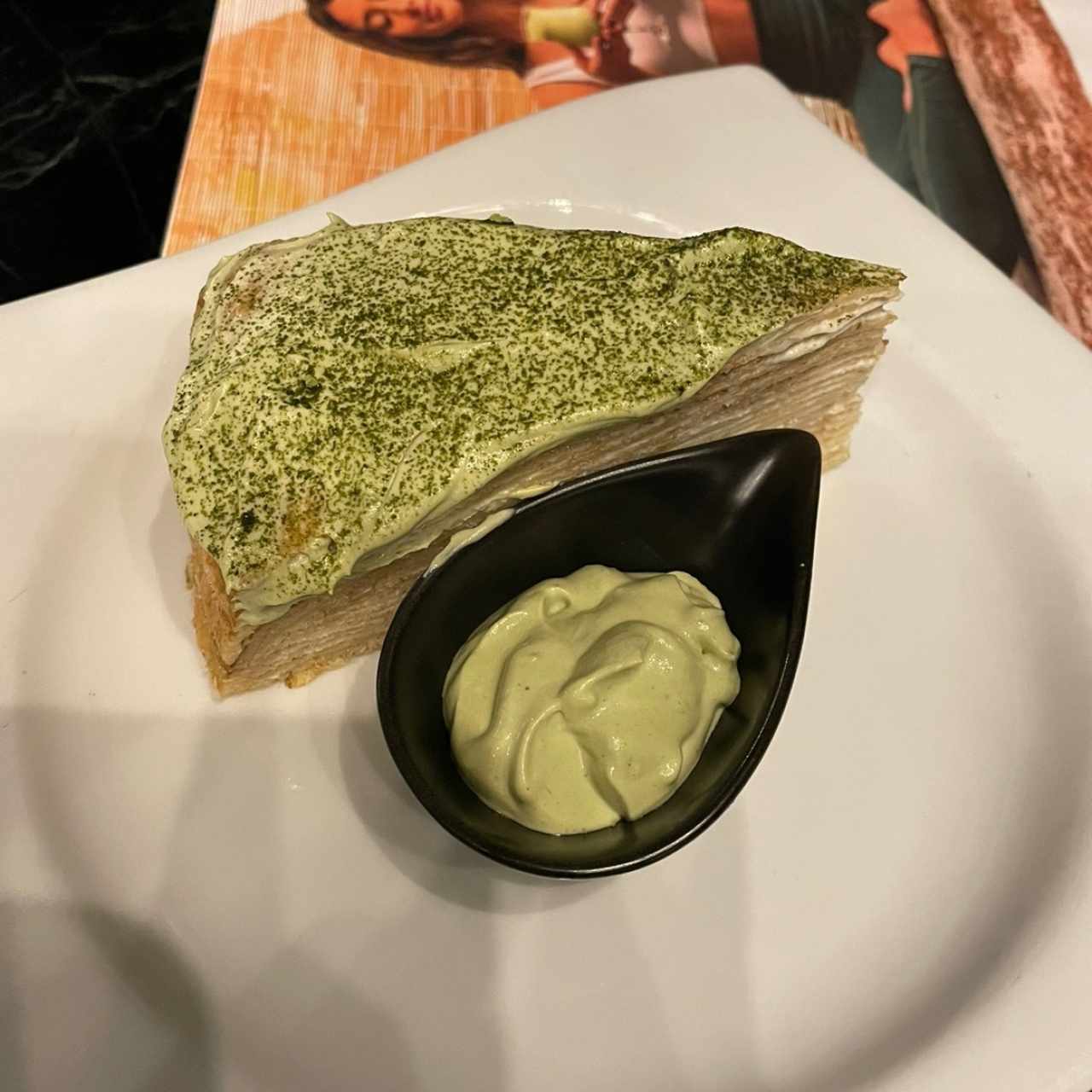 Postre de Matcha 