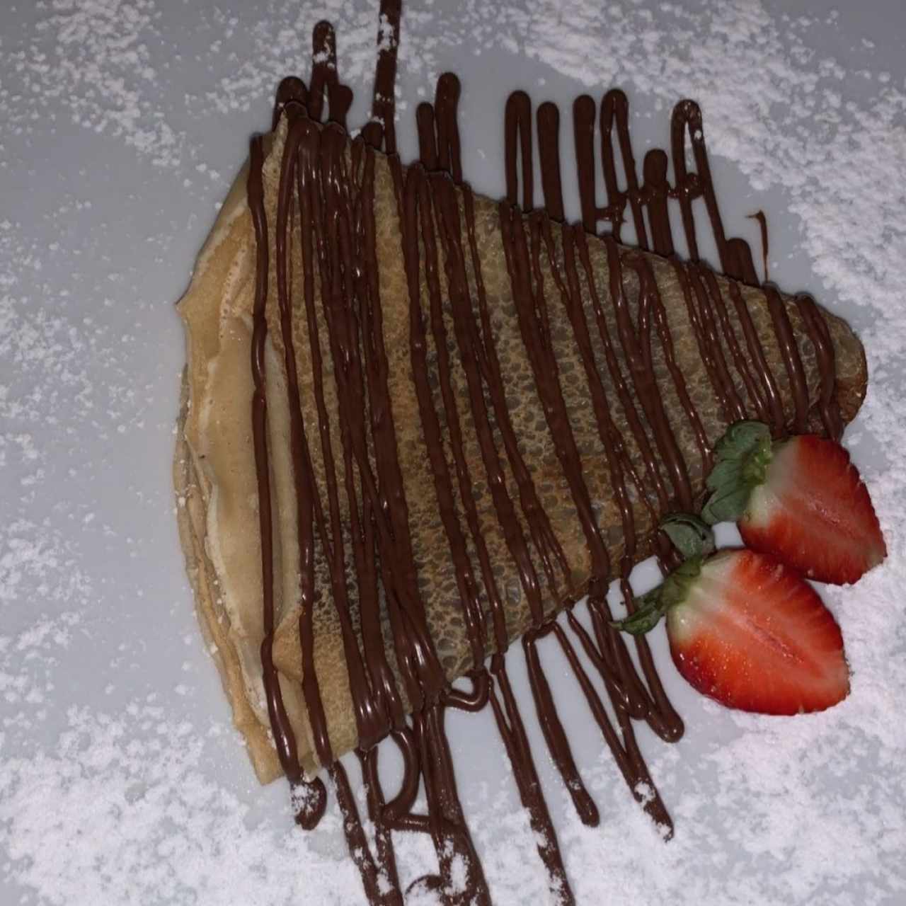 crepa de Nutella con fresas 