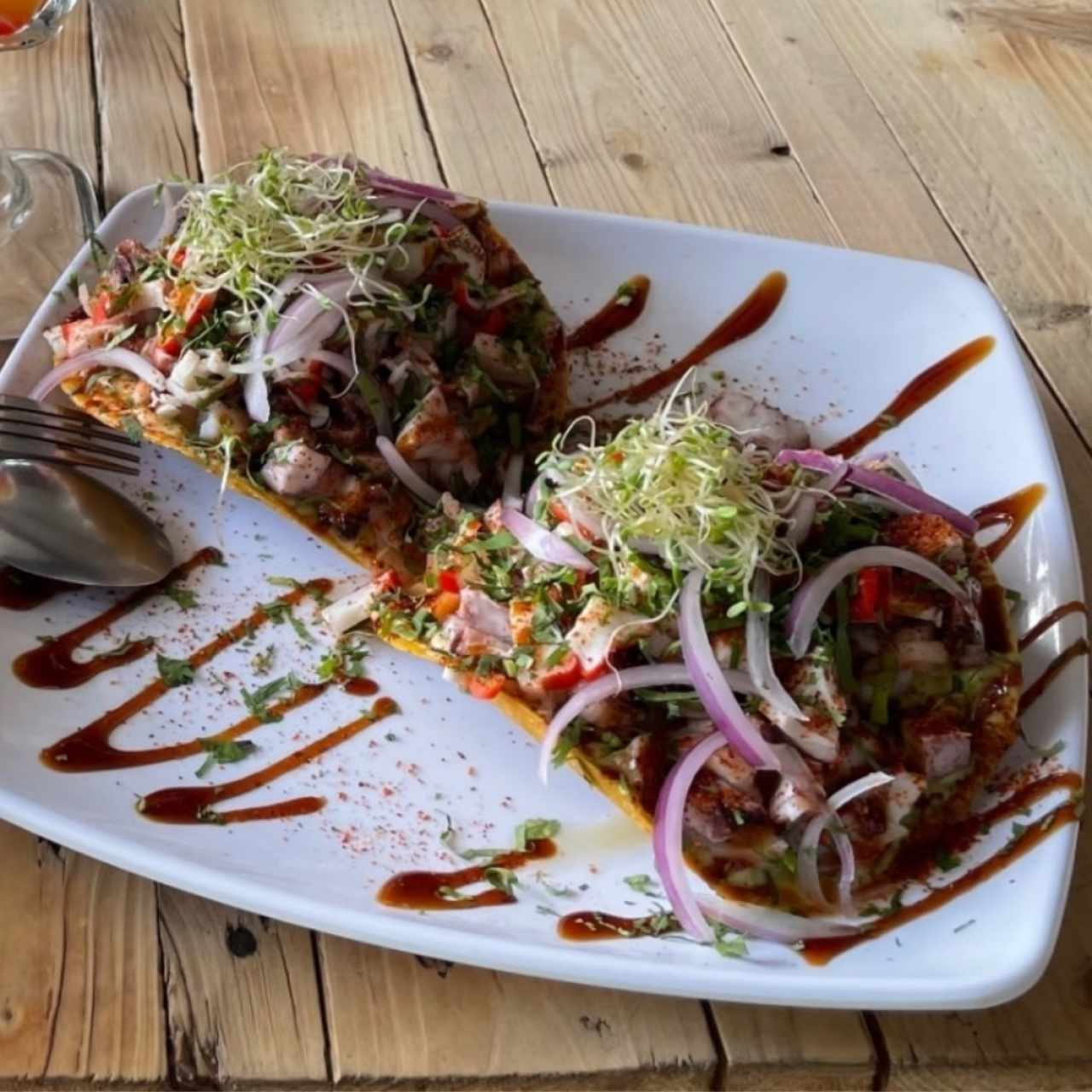 tostadas de camarón 