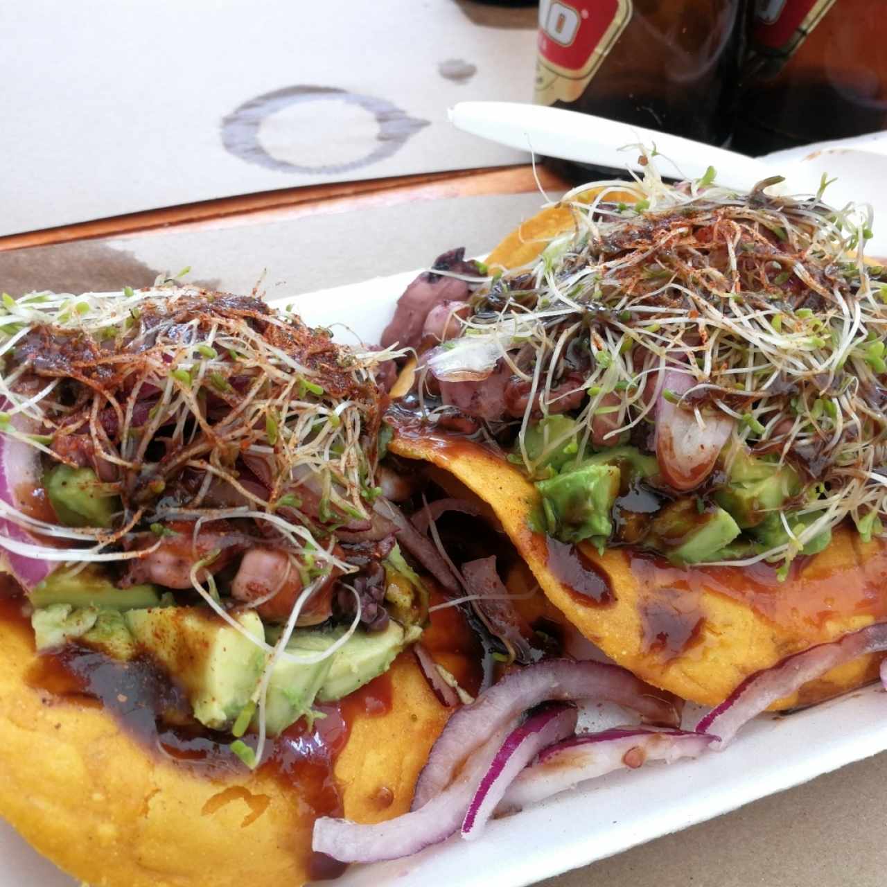 Tostadas de Mariscos