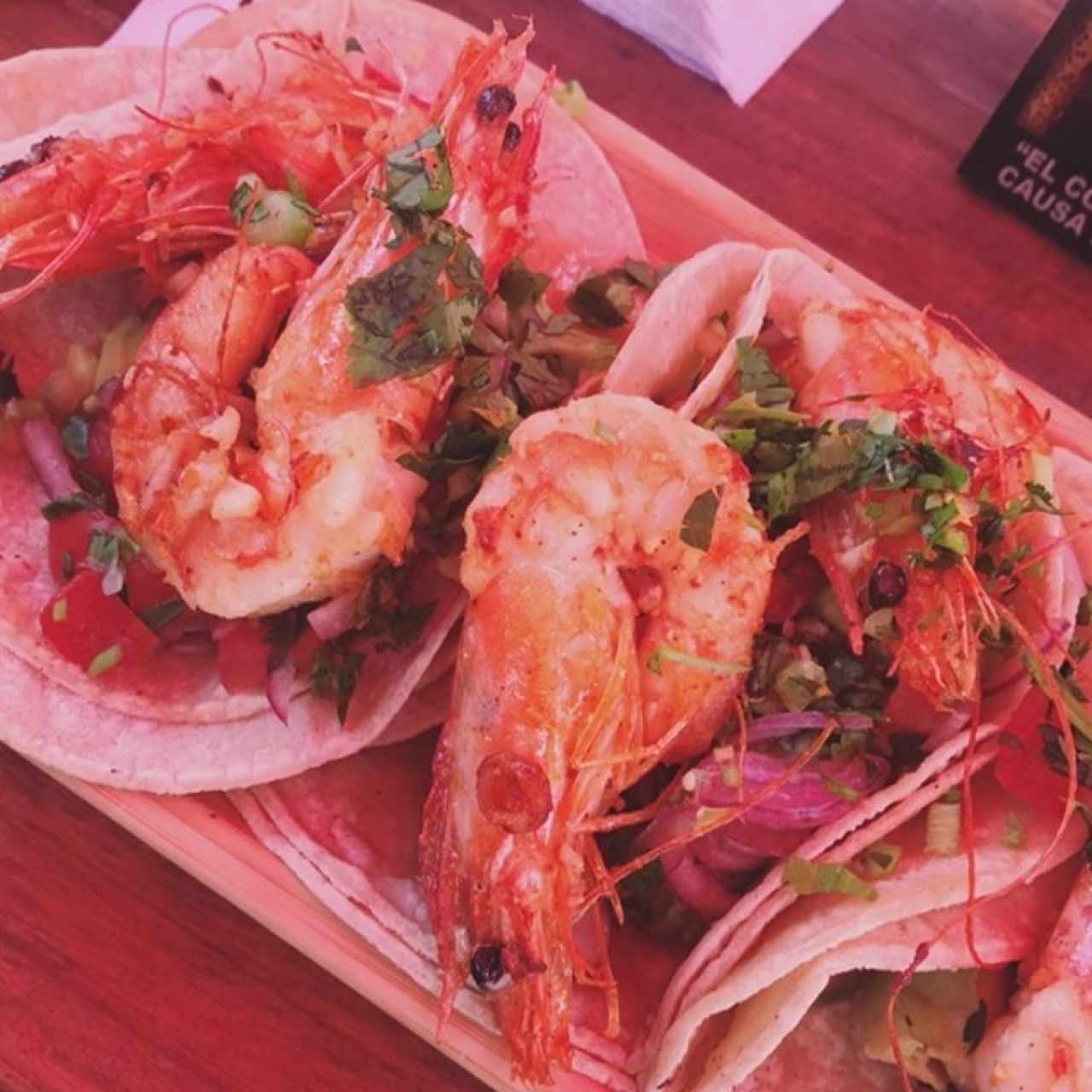 Tacos camaron 