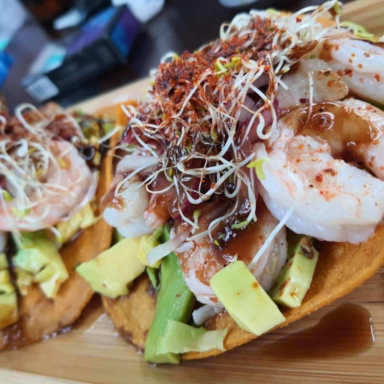 Tostadas de Camarón