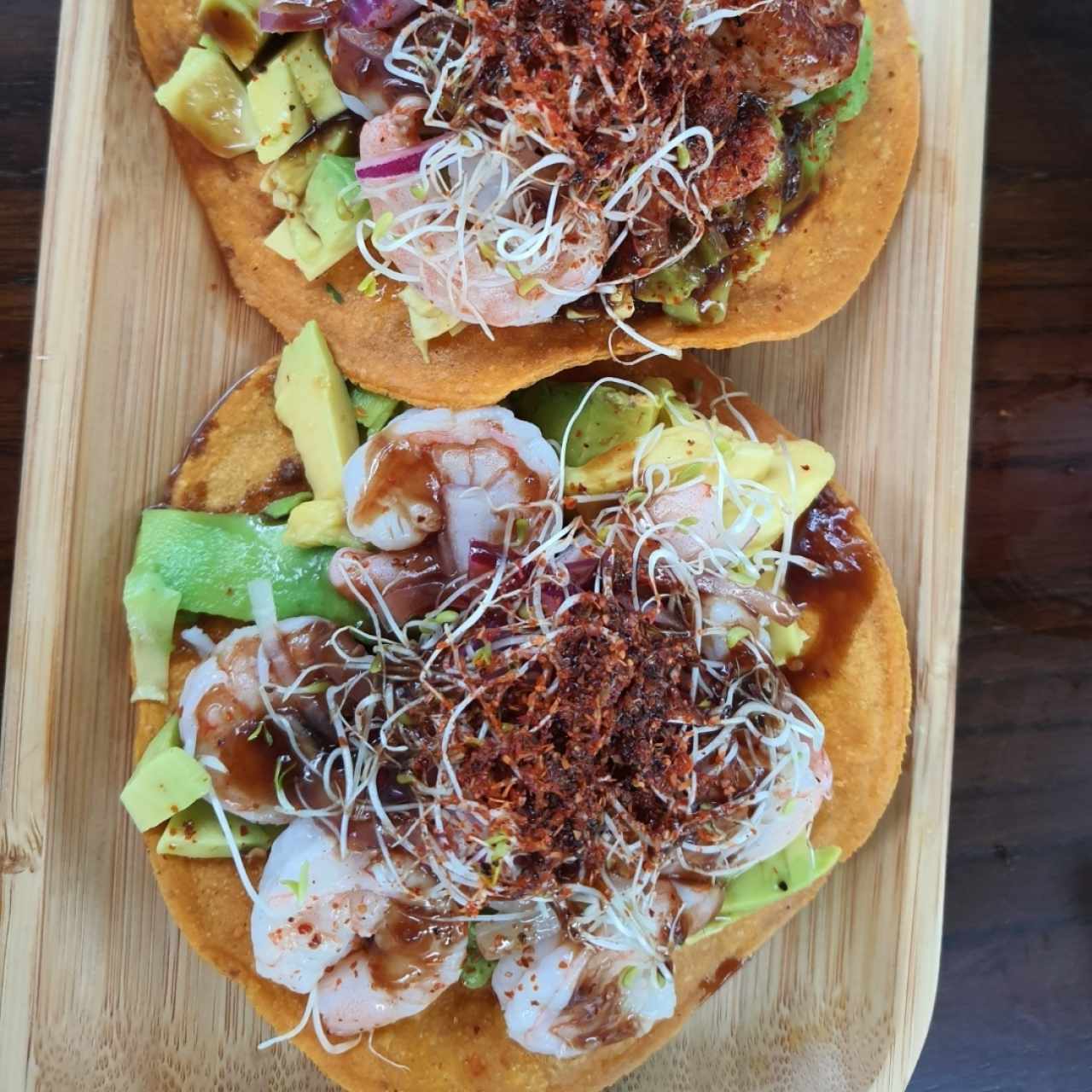 Tostadas de Camarón
