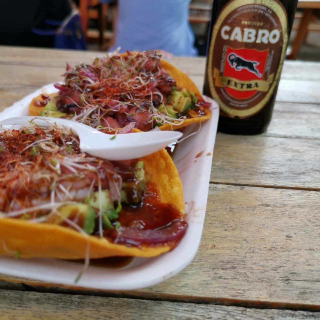 tostadas de camarón 