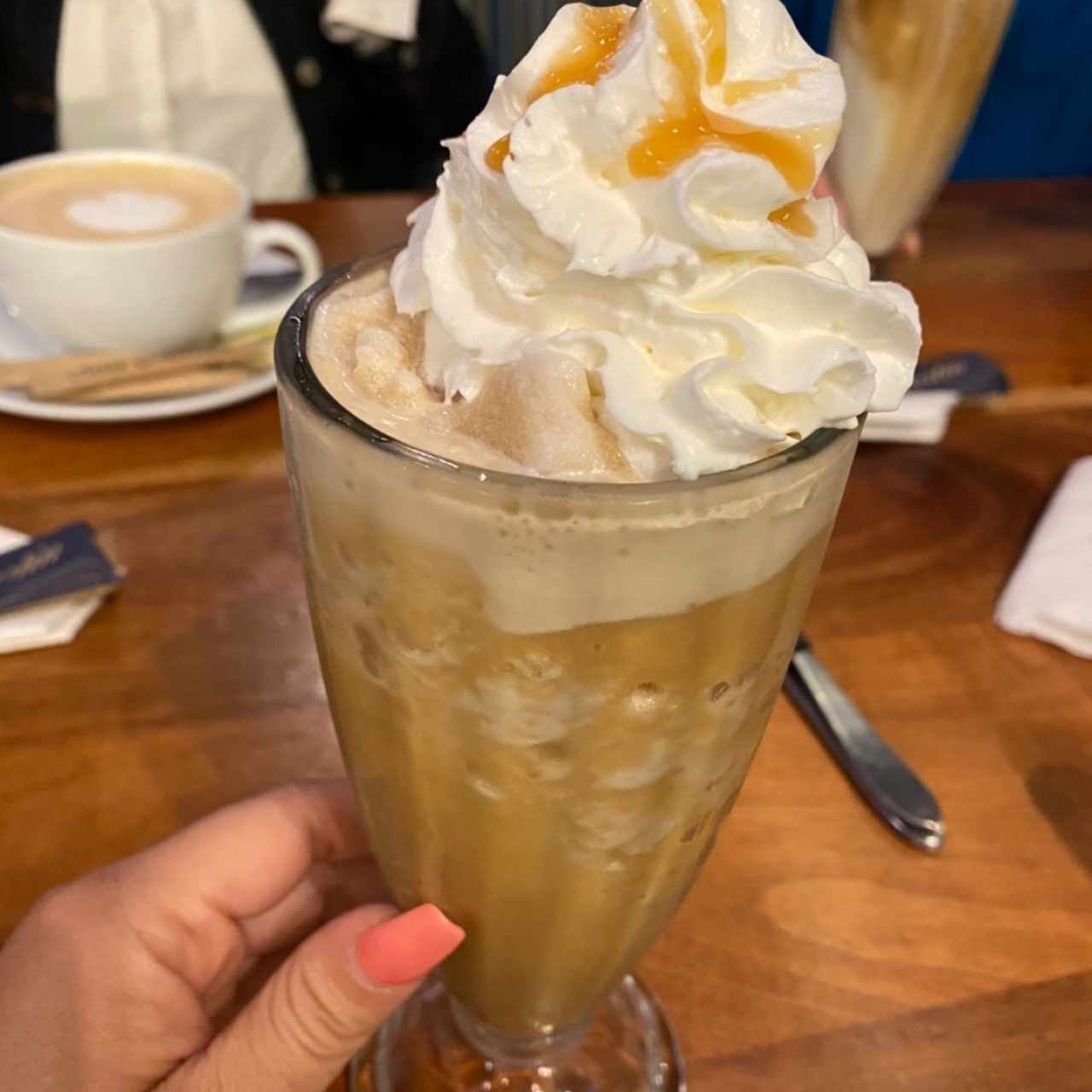 Caramel frappé