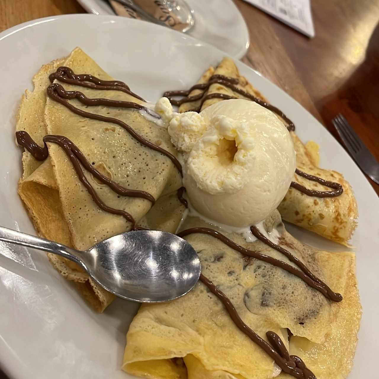 Crepa de banano y fresa 