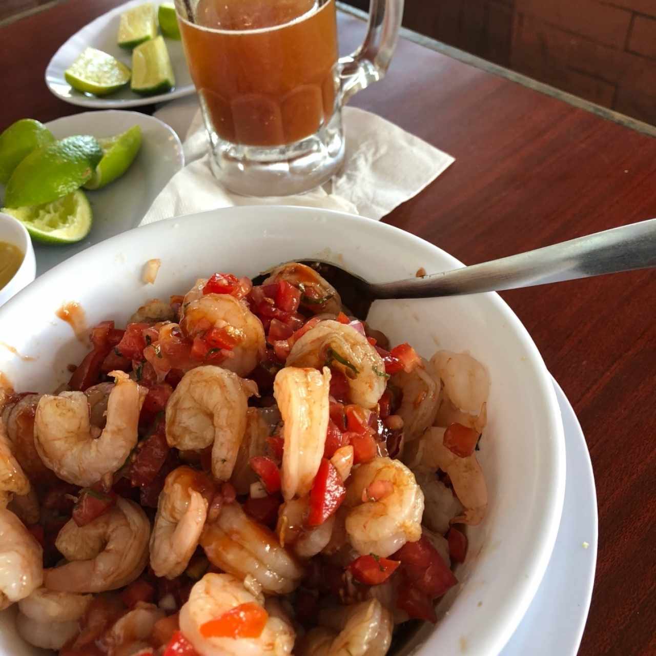 Ceviche de camarones 
