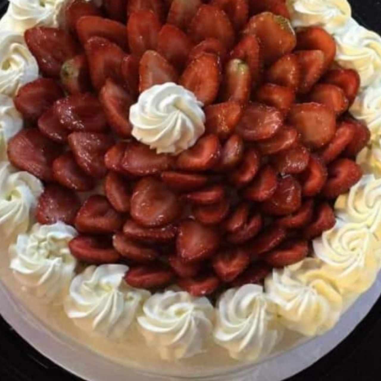 fresas con crema 