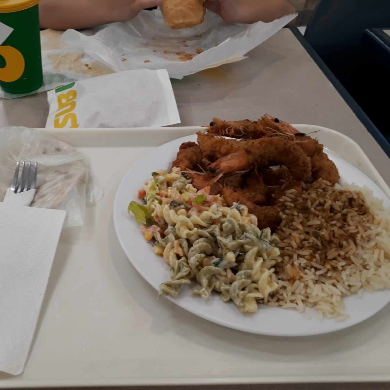 camarones y arroz 