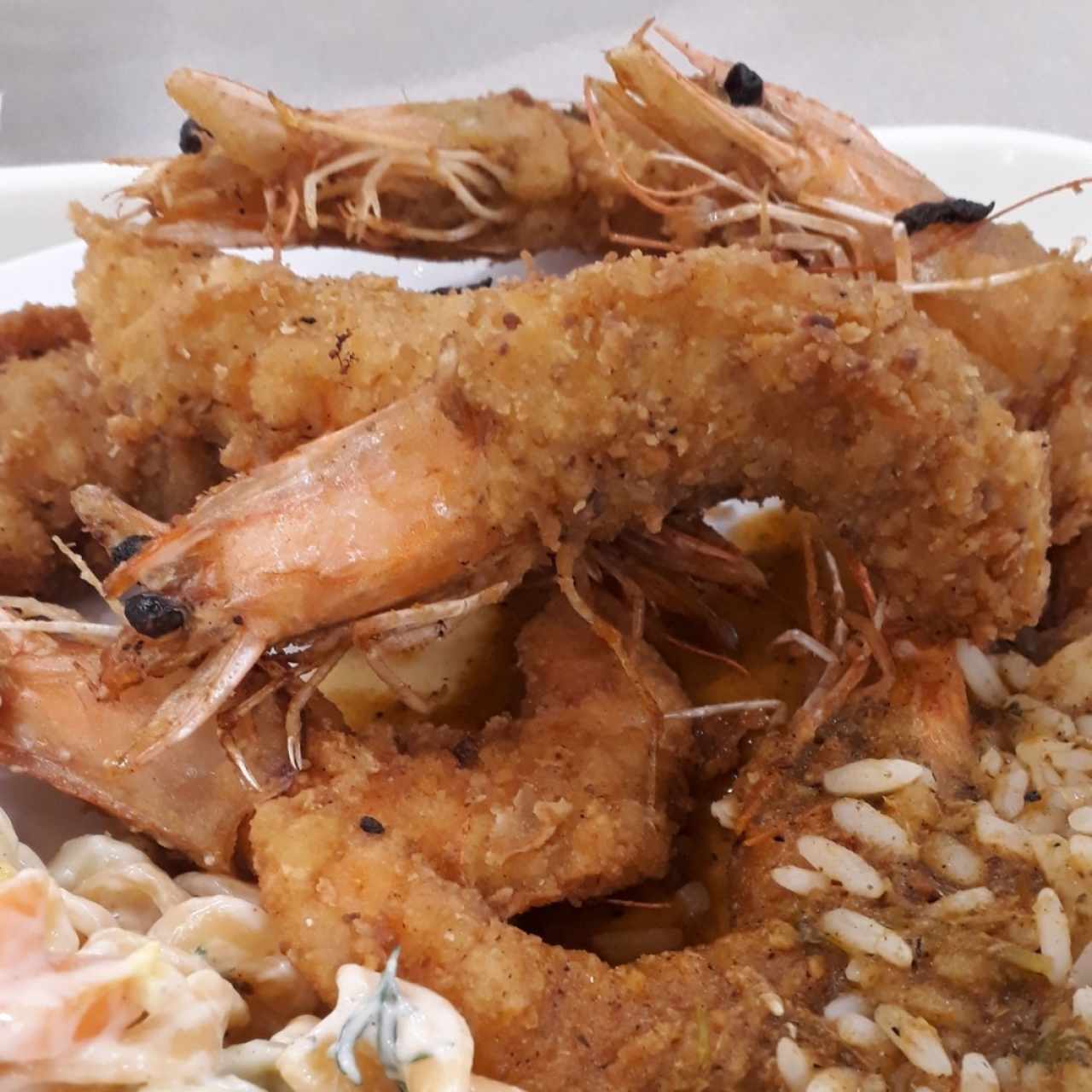 camarones empanizados 