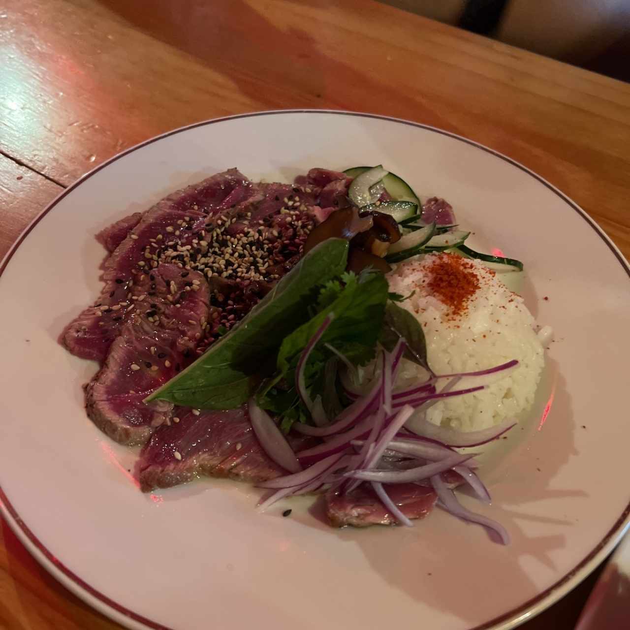 Entradas - Sashimi de Lomito