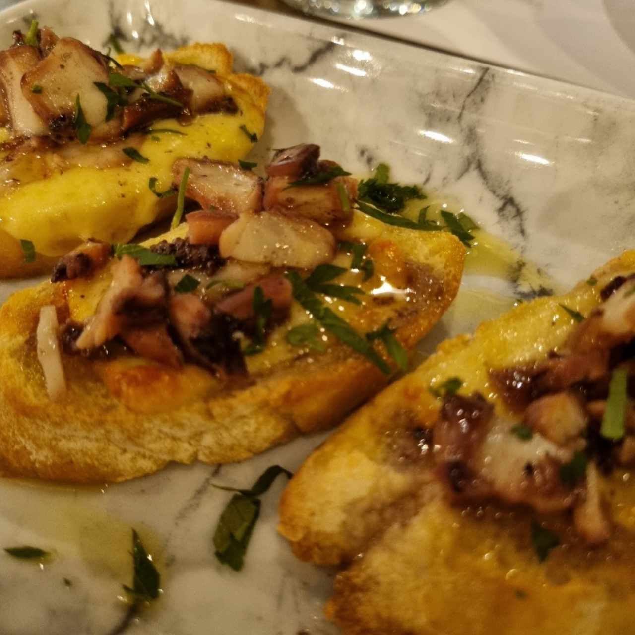 Bruschette di Polpo

