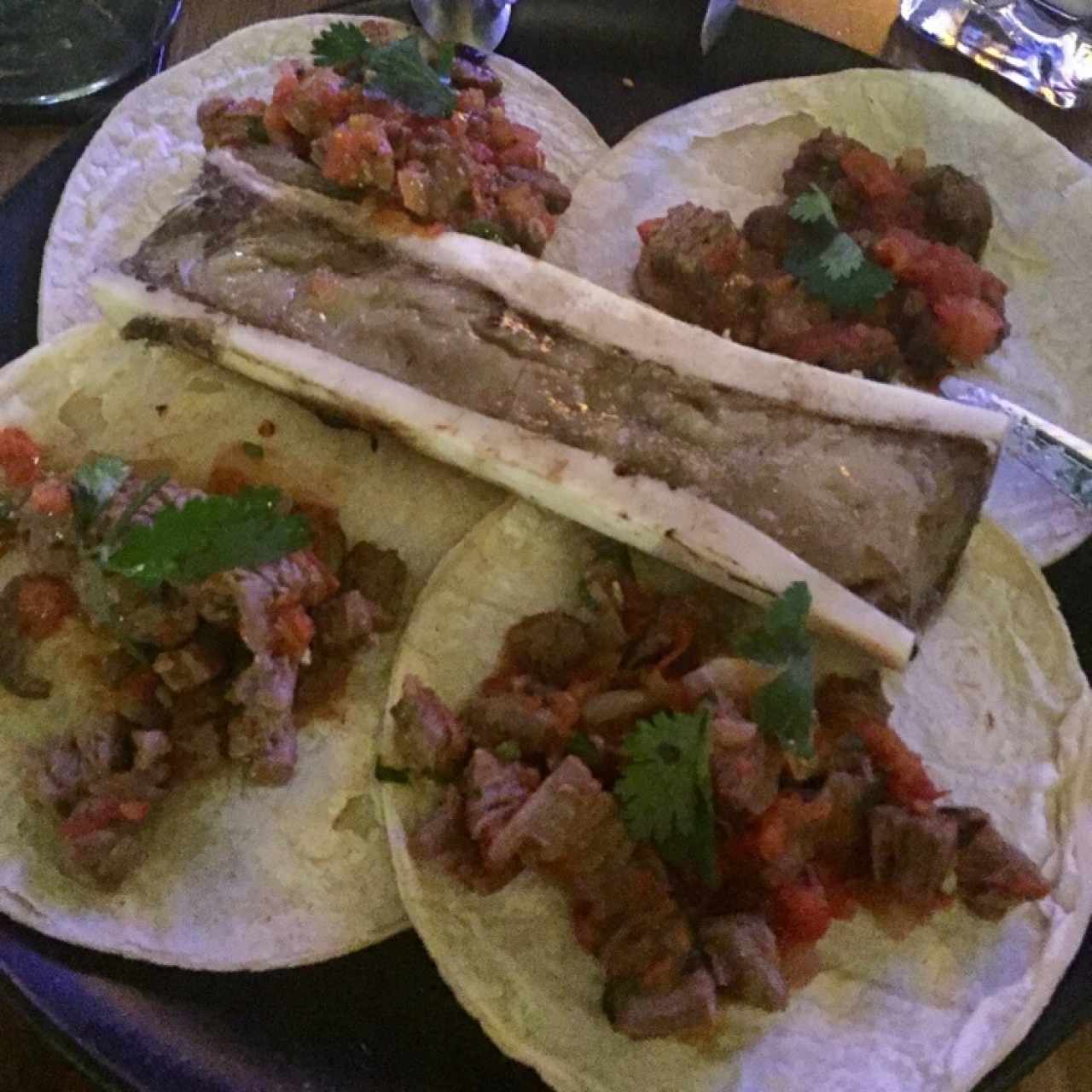 Tacos de arrachera (4 unidades)
