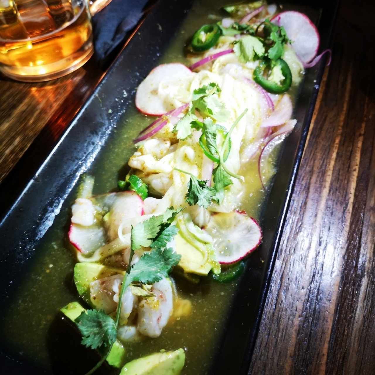 Aguachile de camarón