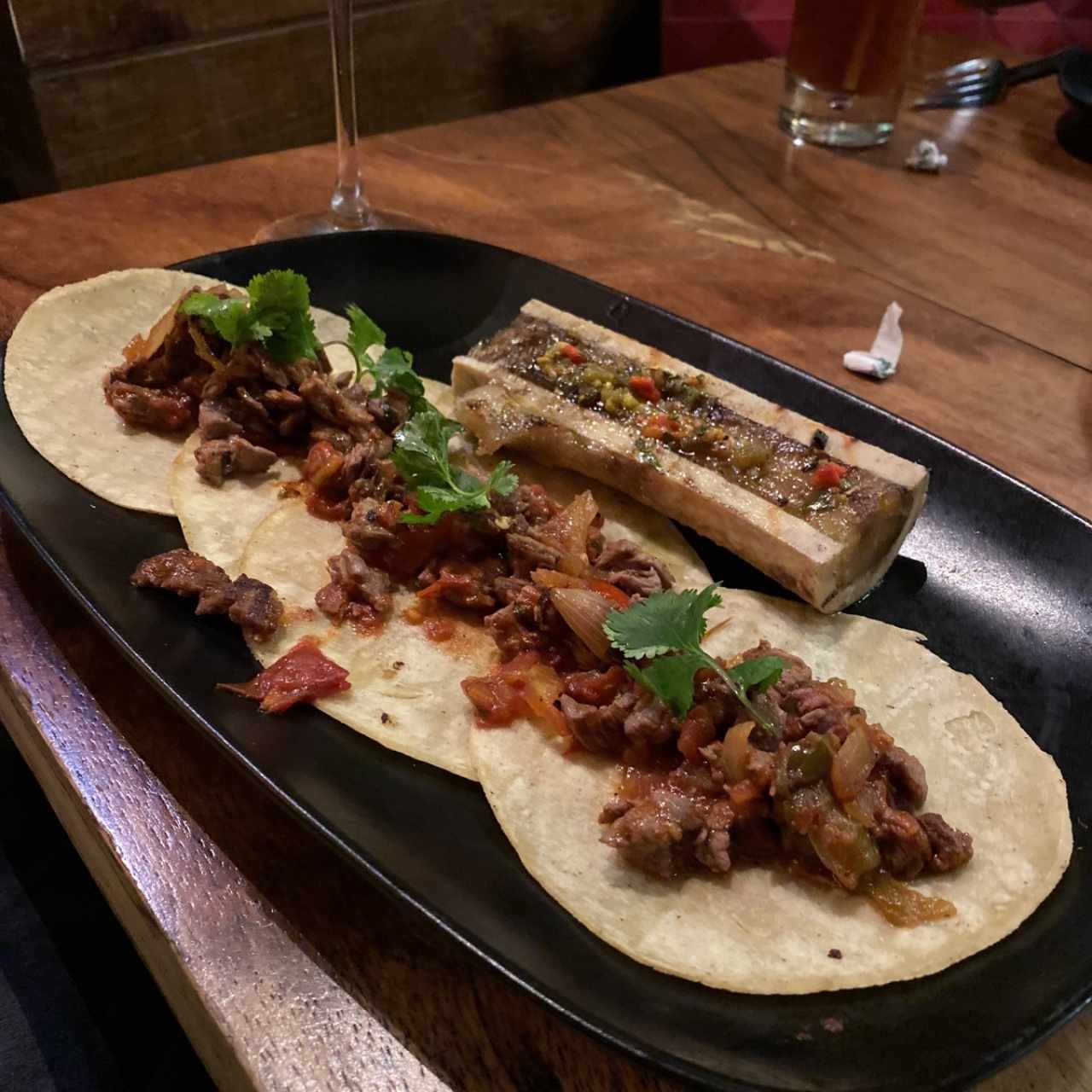 Tacos de arrachera (4 unidades)