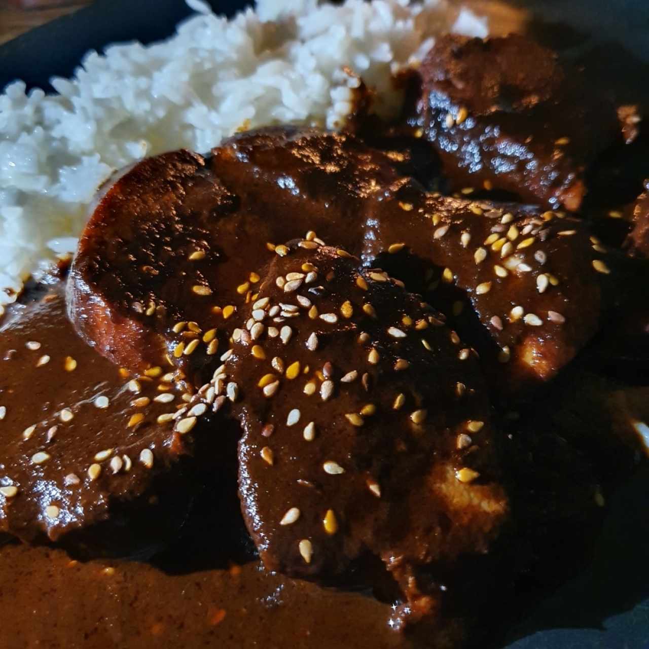 Pollo con Mole Poblano