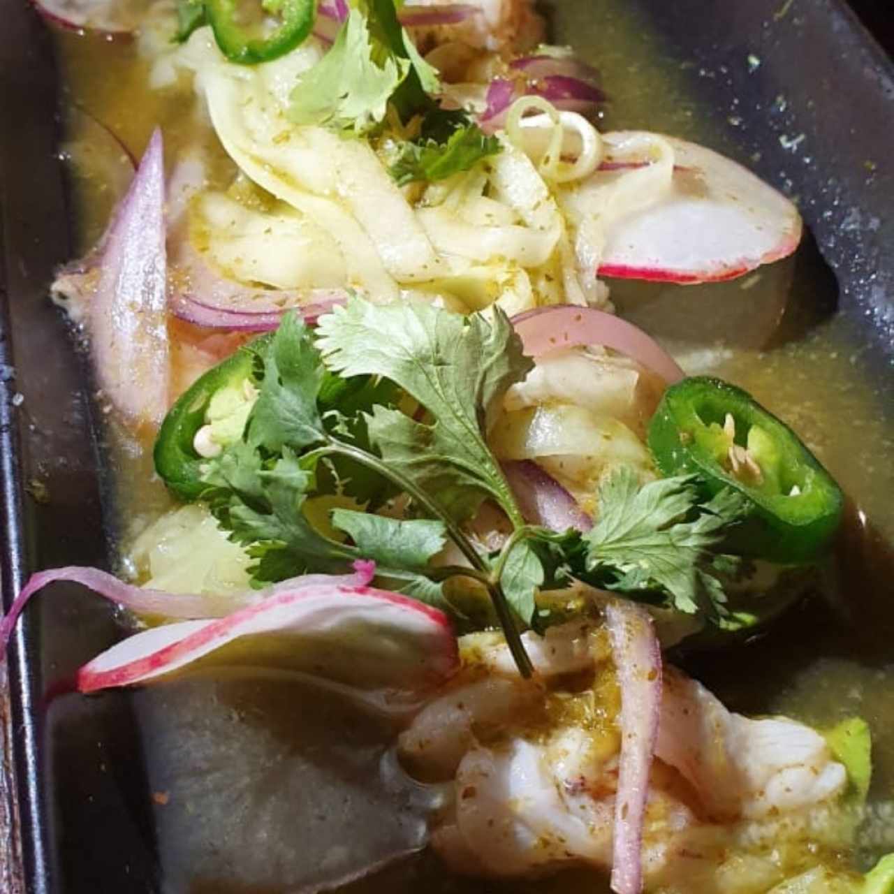 Aguachile de camarón