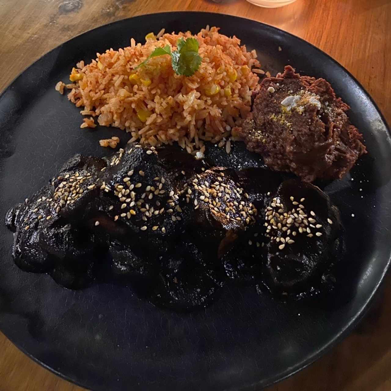 Pollo con Mole Poblano