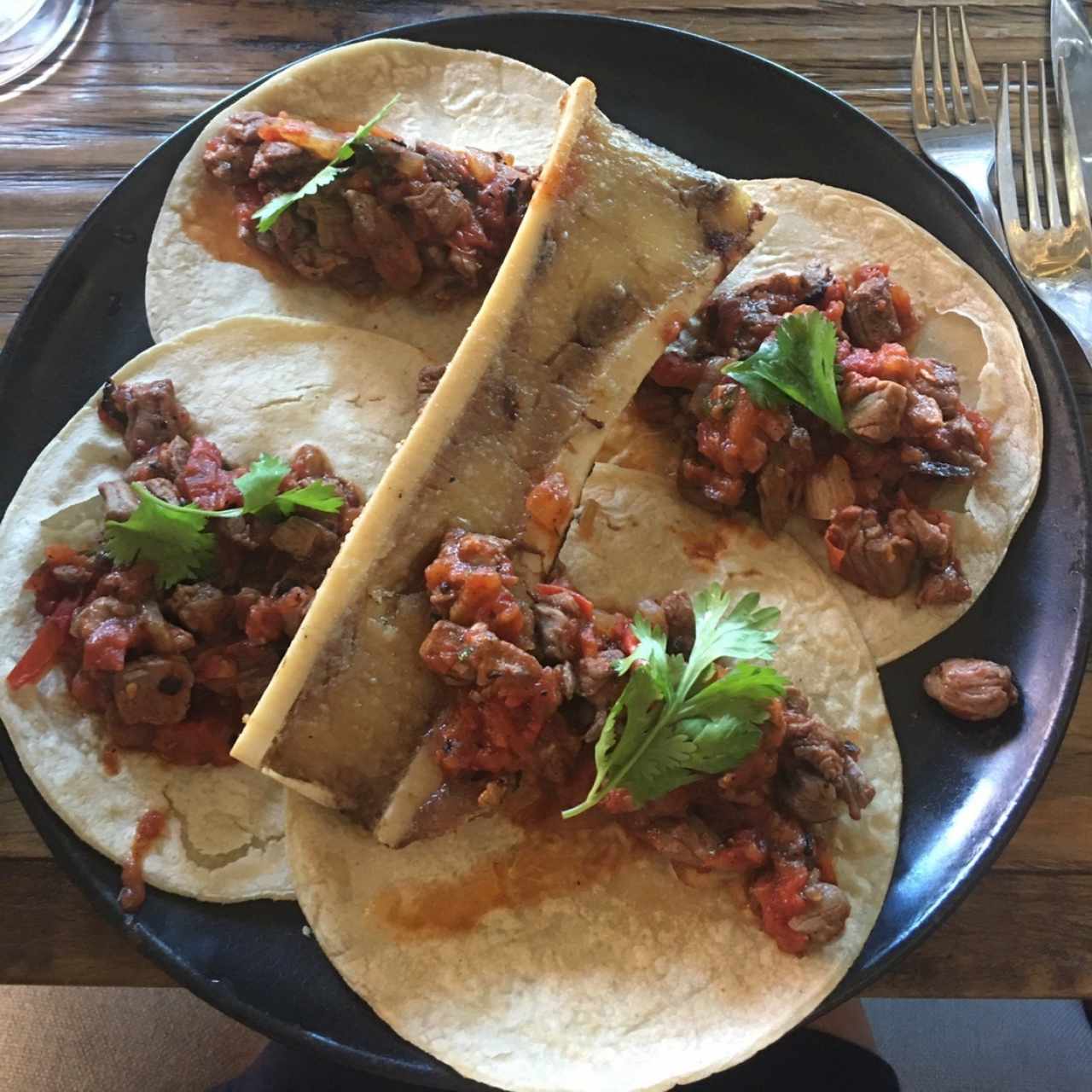Tacos de arrachera (4 unidades)