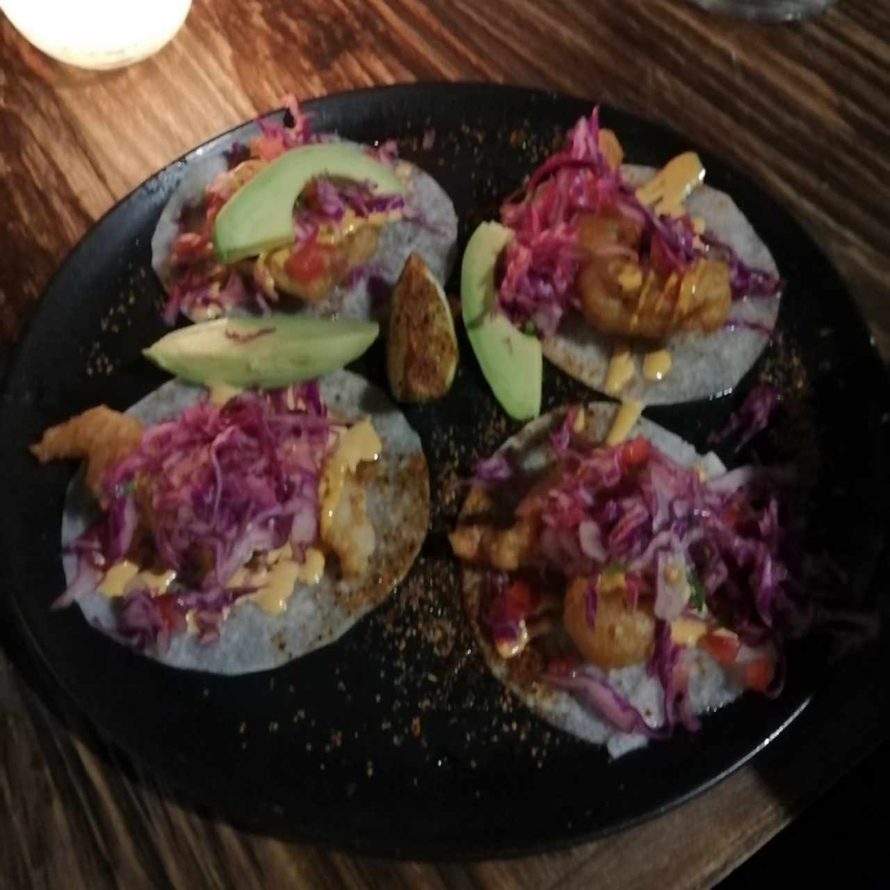 Tacos falsos de camarón (4 unidades)