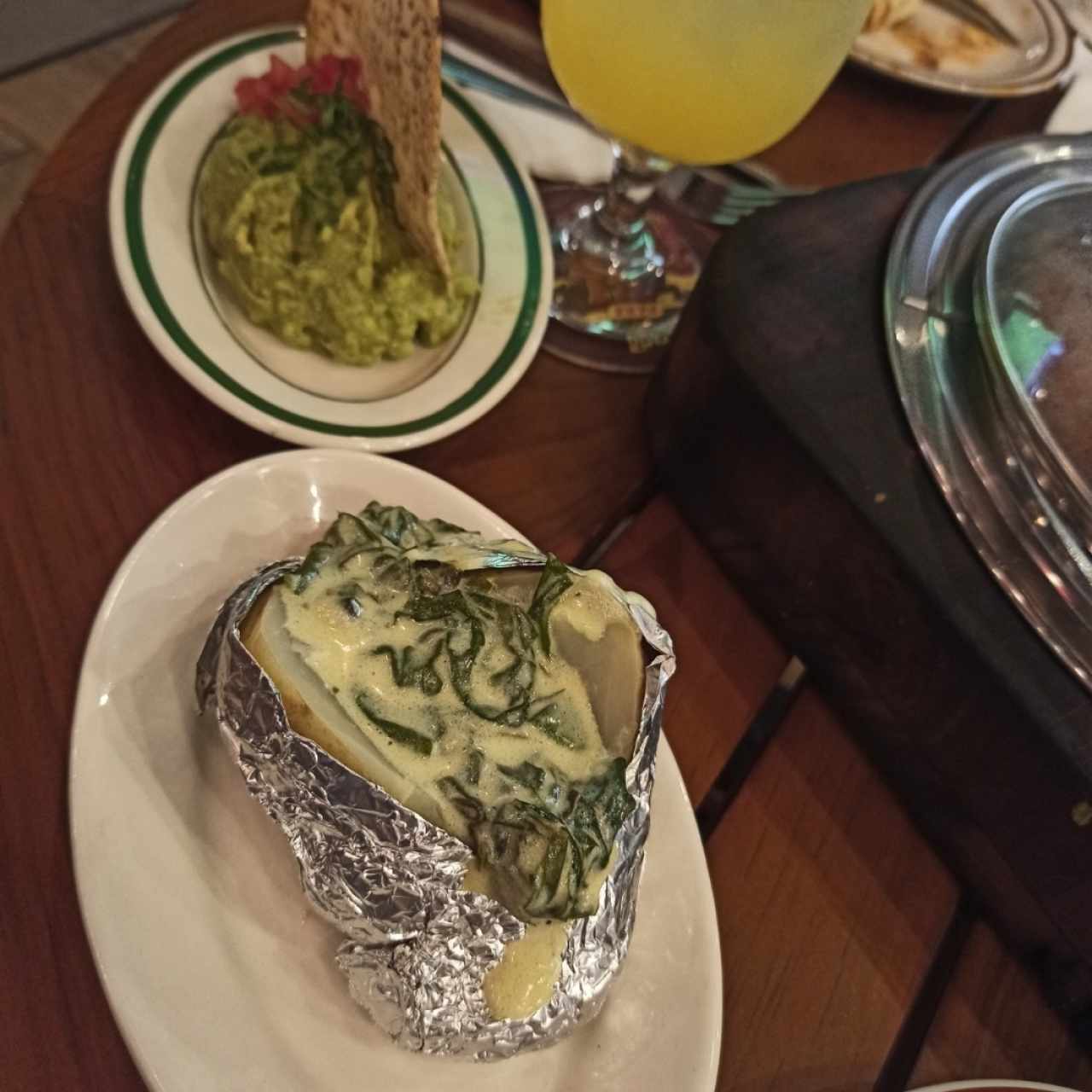 Papa con Espinaca 