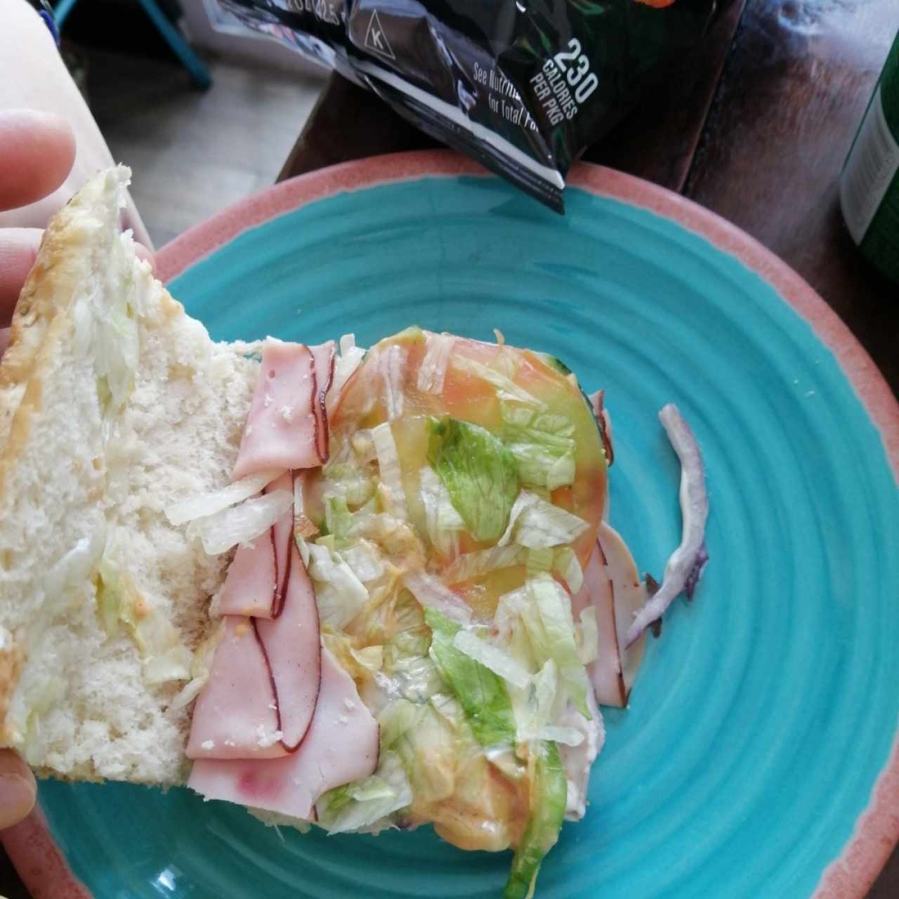 Jamón de pavo 