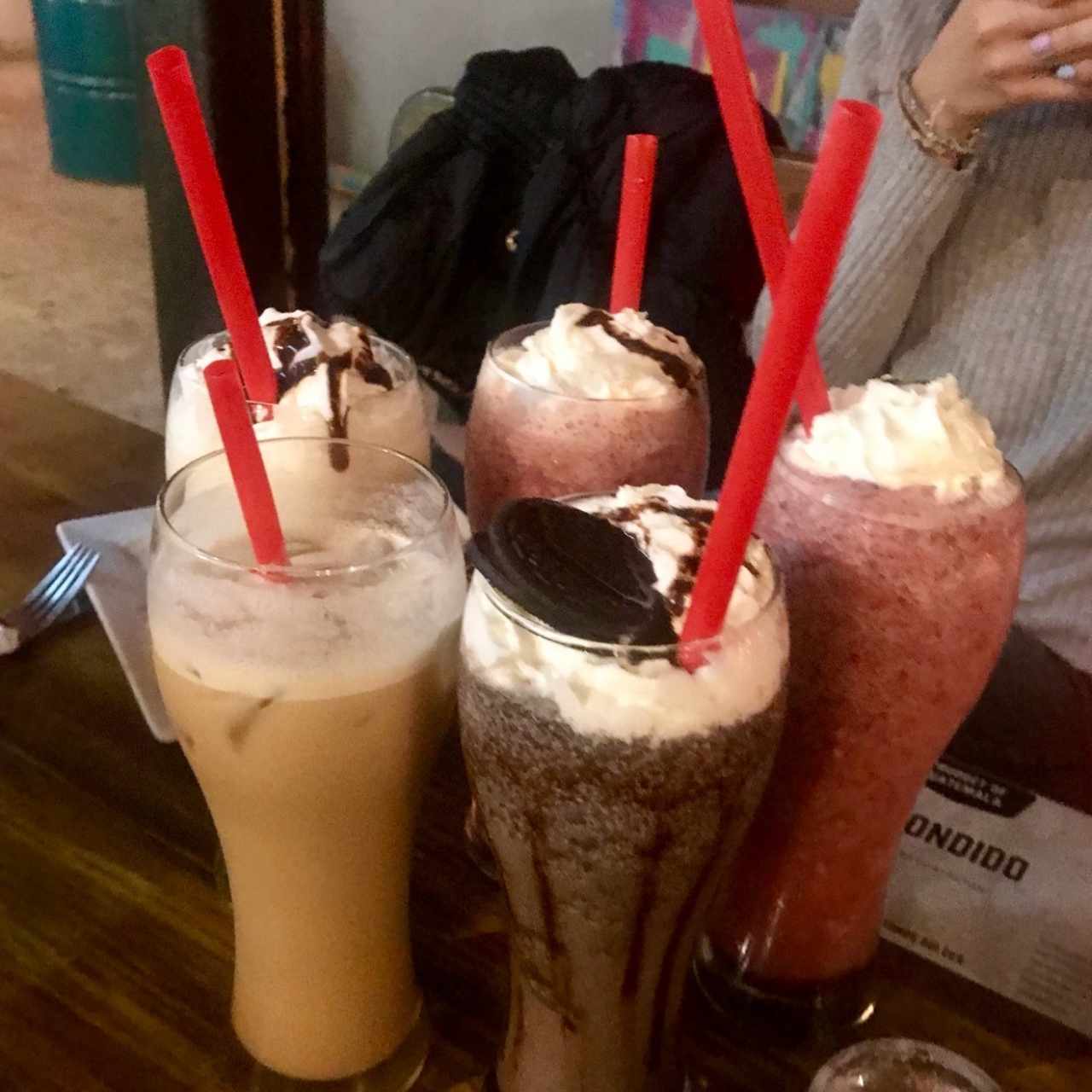 Frappés de Oreo, Fresa, Vainilla - Iced Coffee