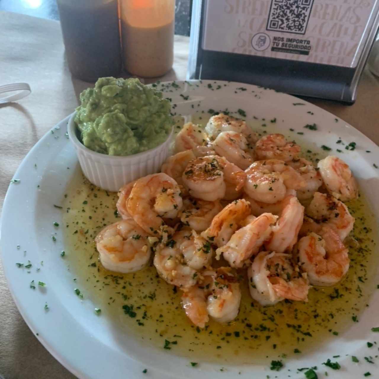 Quesadillas - Camarones al Ajillo