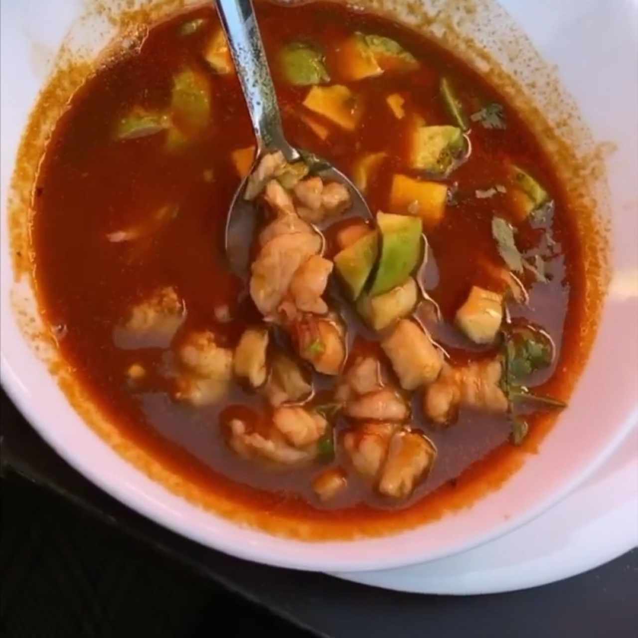 Quesadillas - Caldo de Camarón