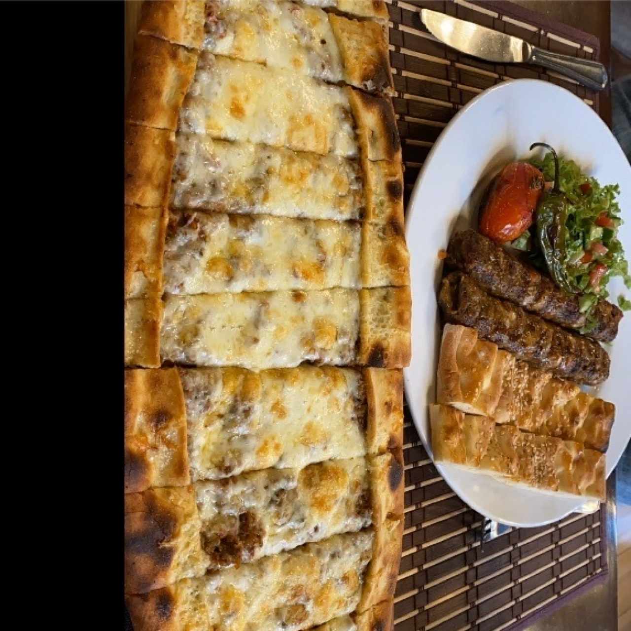 Pide de Cordero y verduras