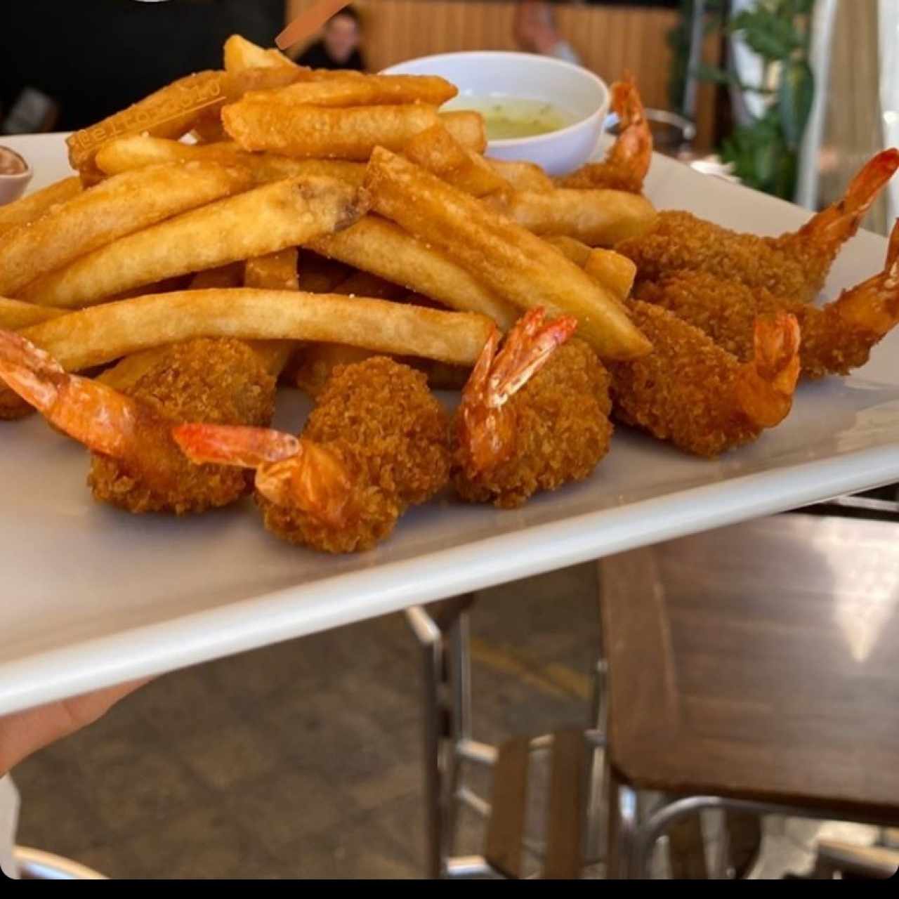 Nuestros Platos - Camarones Empanizados
