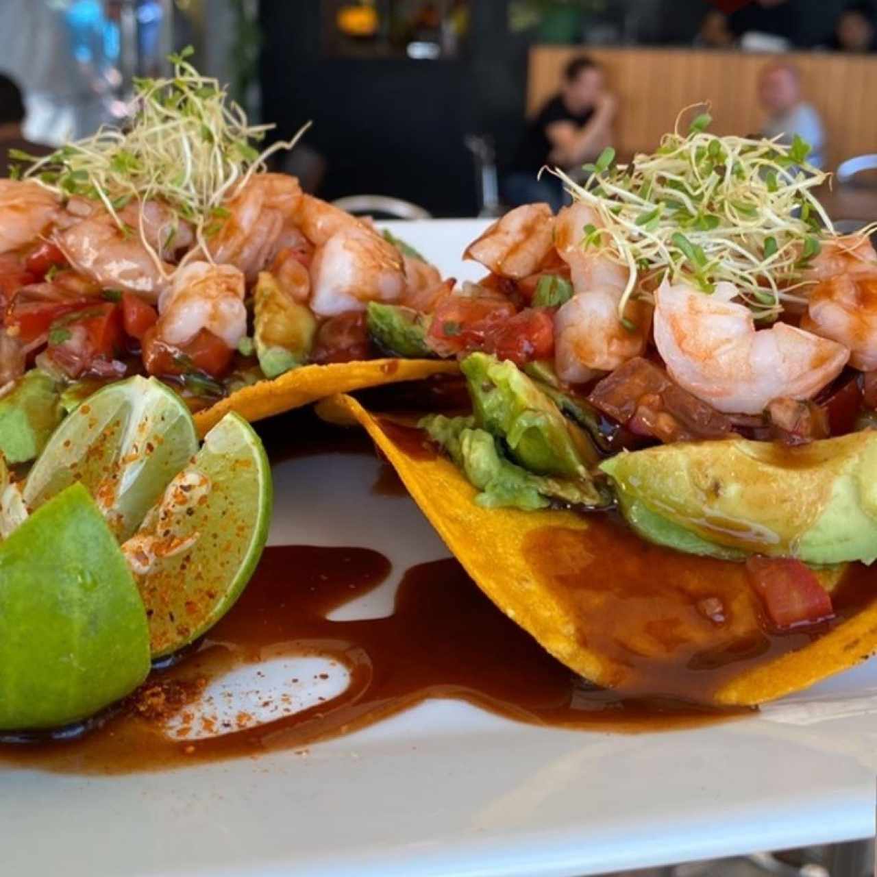 Nuestros Platos - Tostadas de camarón