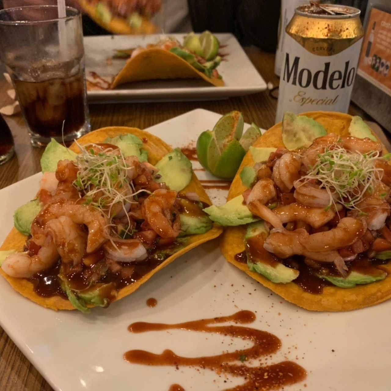 Nuestros Platos - Tostadas de camarón