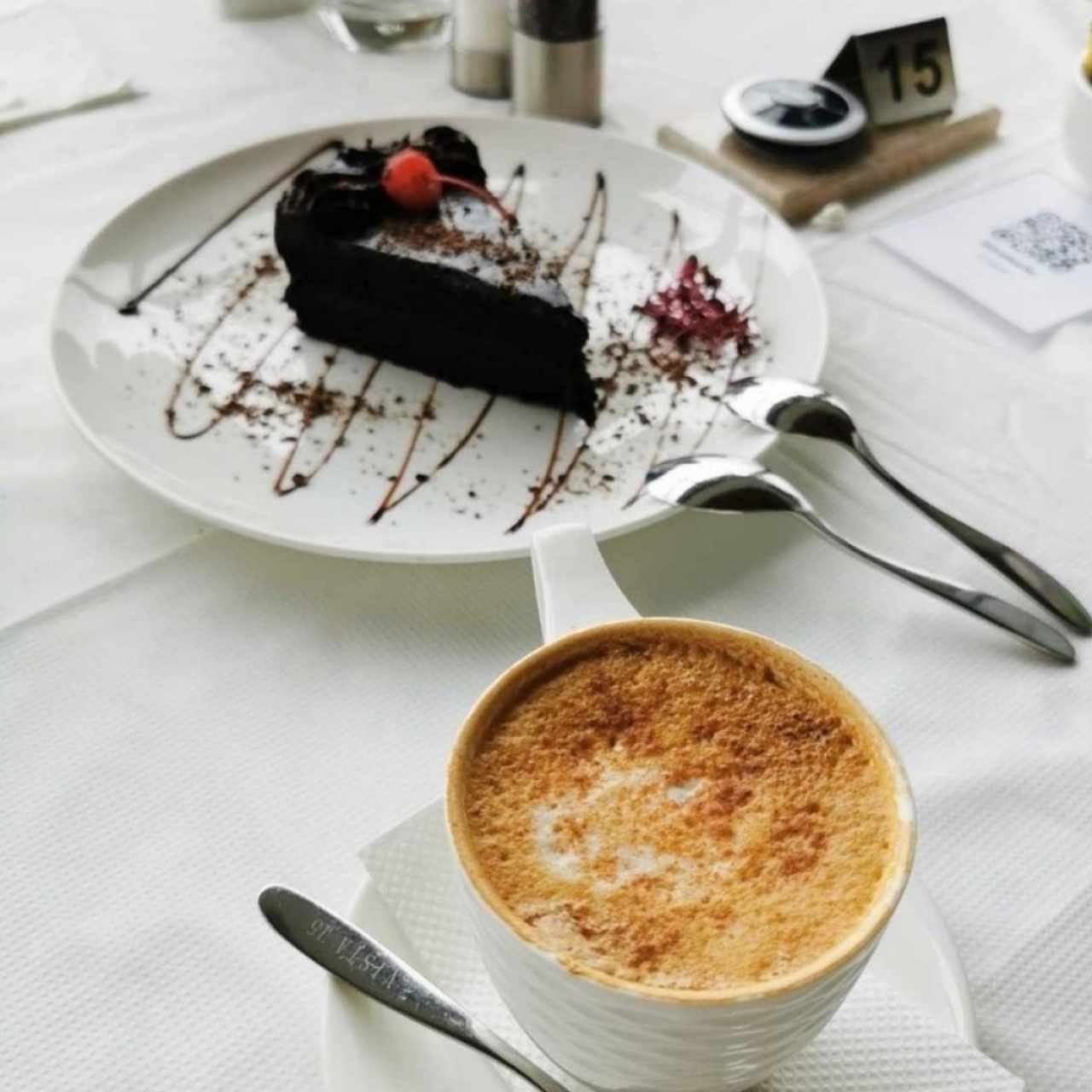 un postre delicioso 
