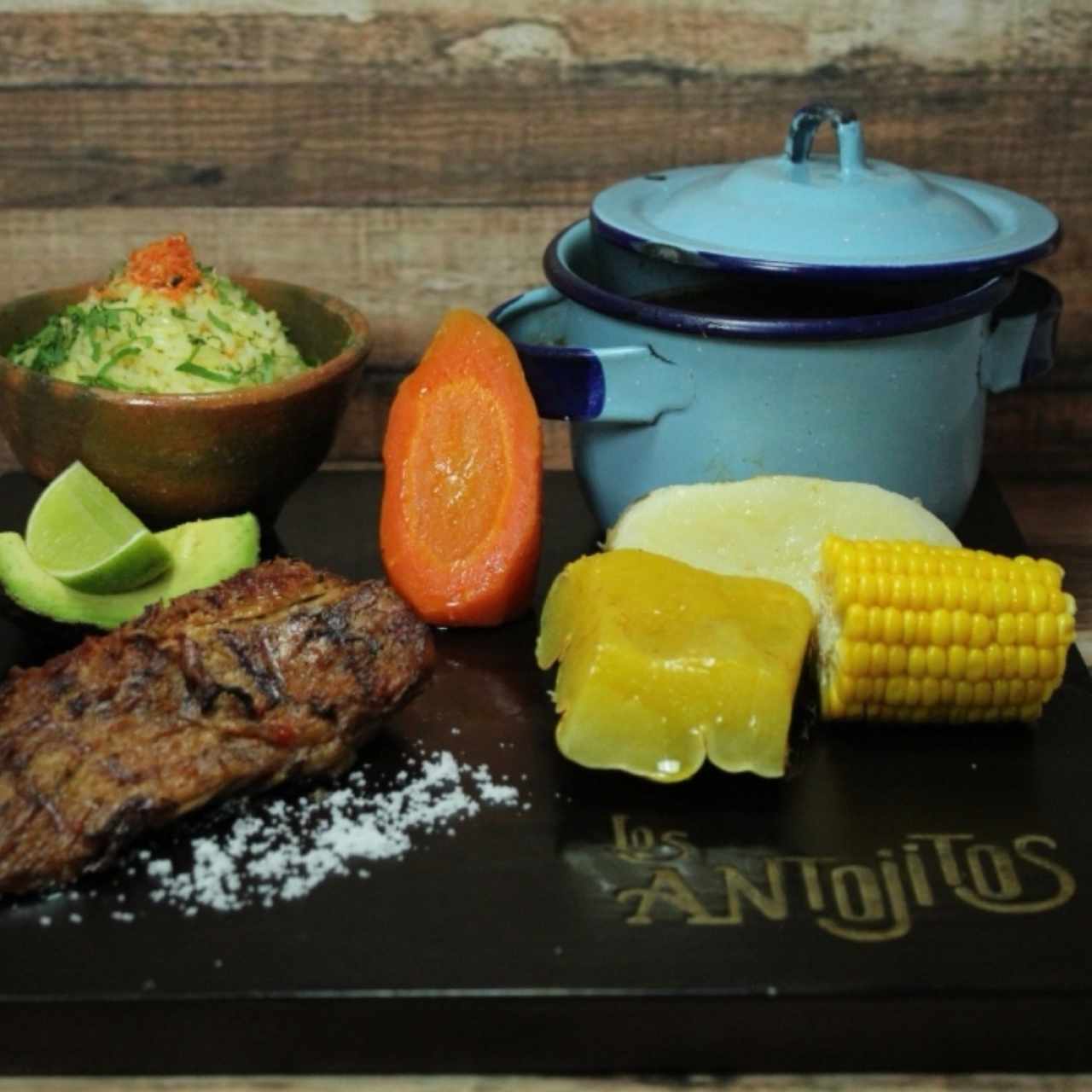 Cocido de res (pecho a la parrilla)